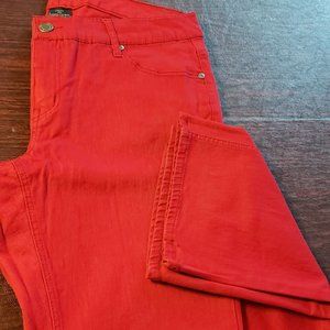 Women's Red Denim Jeans (16W)